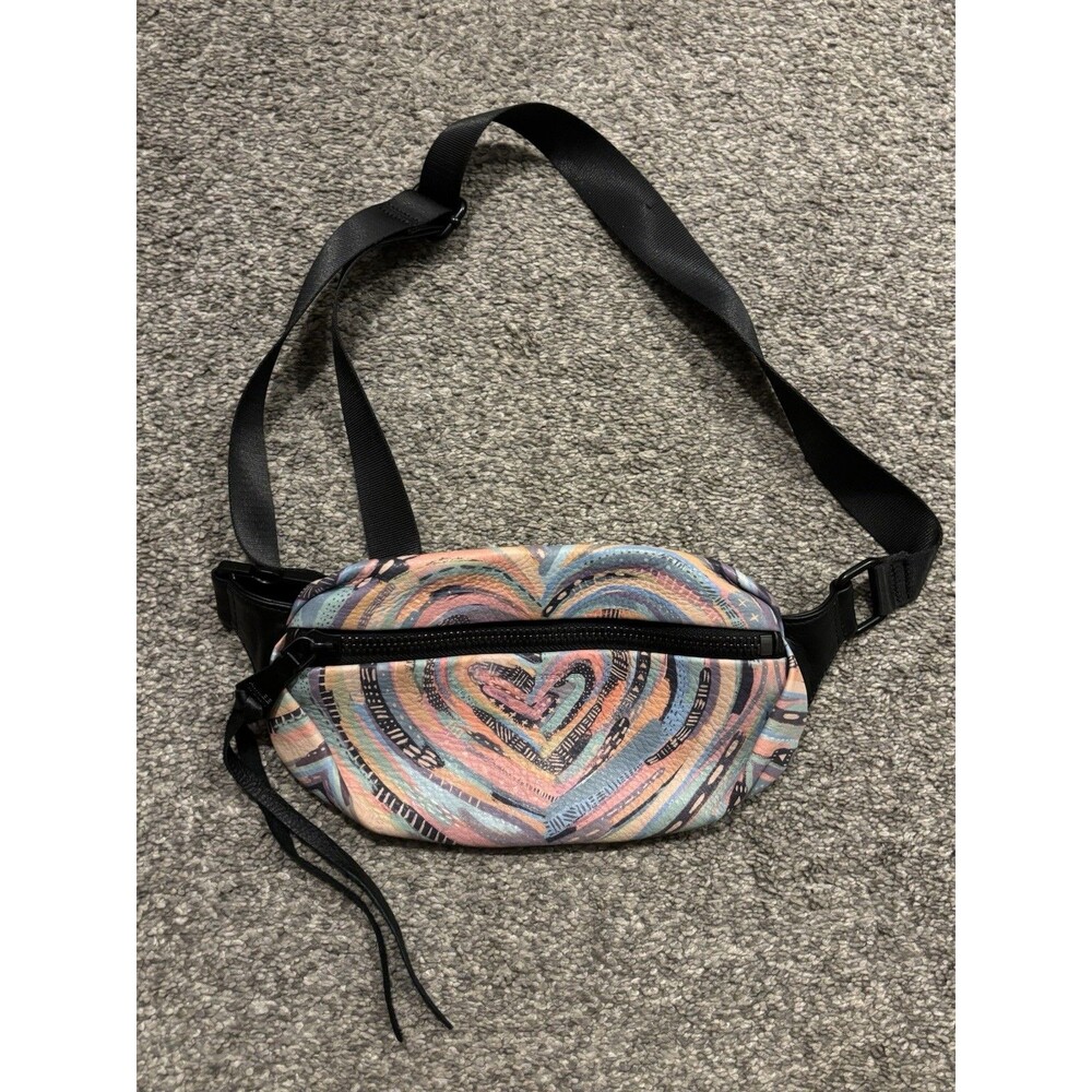 Aimee Kestenberg Leather Milan Bum Bag Sling Cross Body Heart